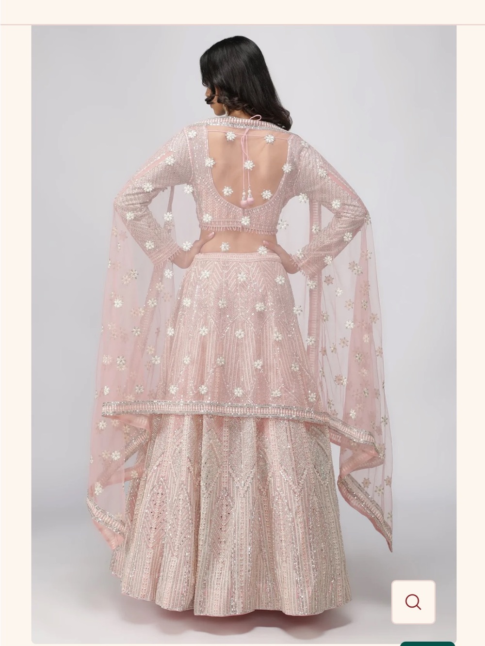 Pastel Pink Bridal Lehenga